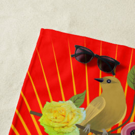 Toalha De Praia Candy Apple Sunshine e Dew Drops