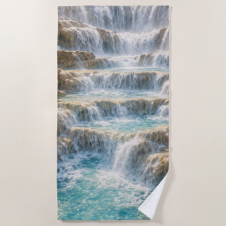 Toalha De Praia Cânion da Cachoeira Ensolarada
