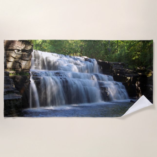 Toalha de praia Canyon Falls (Frente)