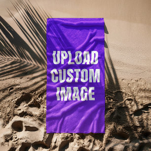 Toalha De Praia Carregar imagem personalizada - Adicione a sua par