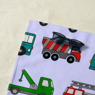 Toalha De Praia Carros, Caminhões, Ônibus