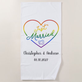 Toalha De Praia Casados III - Casamento LGBTQ