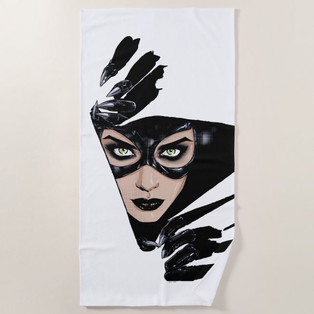 Toalha De Praia Catwoman The Claws Are Out Cover Illustration (Frente)