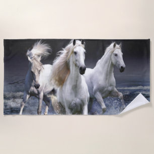 Toalha De Praia Cavalos travesseiros decorativos