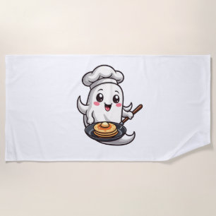 Toalha De Praia Chef Fantasma - Teto do Cozinhar do Dia de as Brux