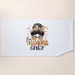 Toalha De Praia Chef Um Feliz Jogo Mensageiro Mulheres Feliz Dia d