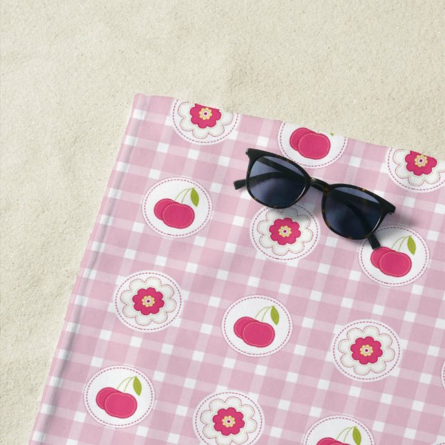 Toalha De Praia Cherry Picnic Beach Towel (In Situ)