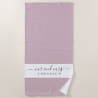 Chic Newlywn Sr. Pastel Purple Monogrammed