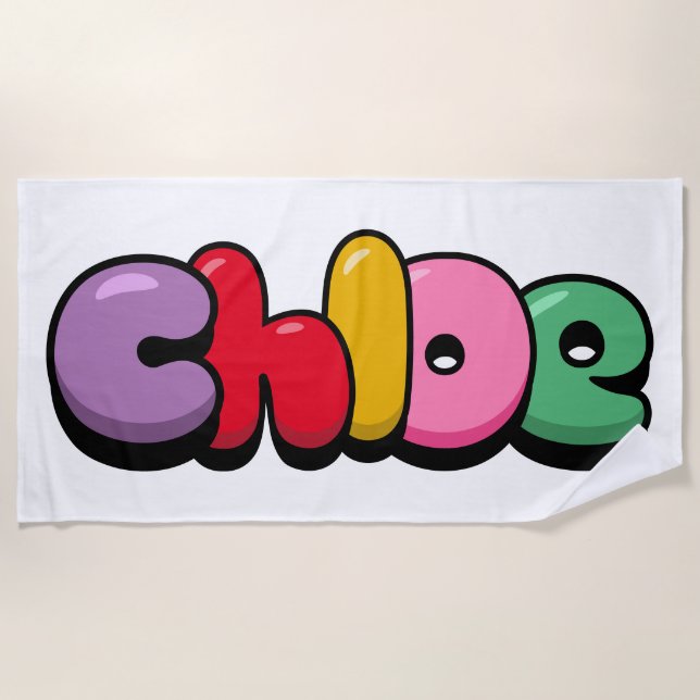 Toalha De Praia Chloe (Frente)