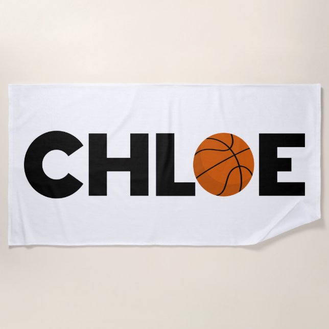 Toalha De Praia Chloe Basball (Frente)