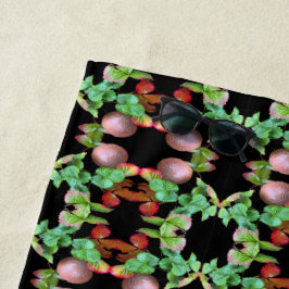 Toalha De Praia Chocolate Labrador Cão Pele Castanho Cor Sólida