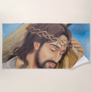 Toalha De Praia Christian Faith Jesus Cristo