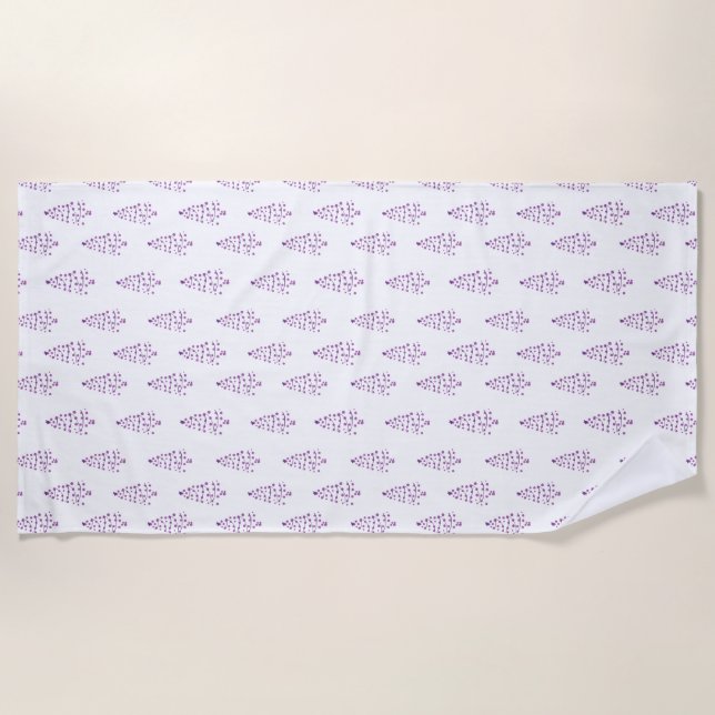 Toalha De Praia Christmas Holiday Bathroom Decor (Frente)