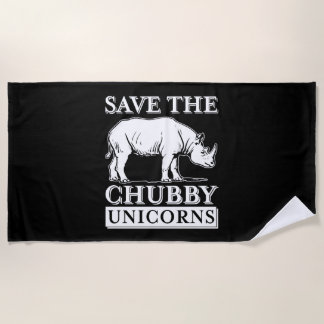 Toalha De Praia Chubby Unicorns        