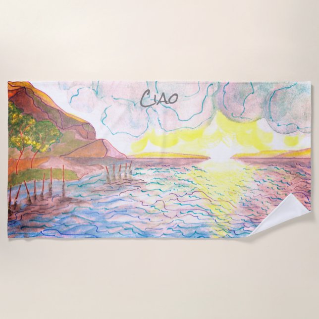 Toalha De Praia Ciao (Frente)