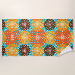 Toalha De Praia Círculos com Spotting