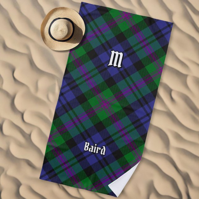 Toalha De Praia Clan Baird Tartan (Criador carregado)