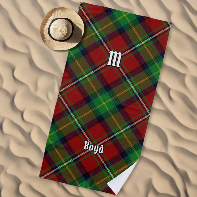 Toalha De Praia Clan Boyd Tartan (Criador carregado)