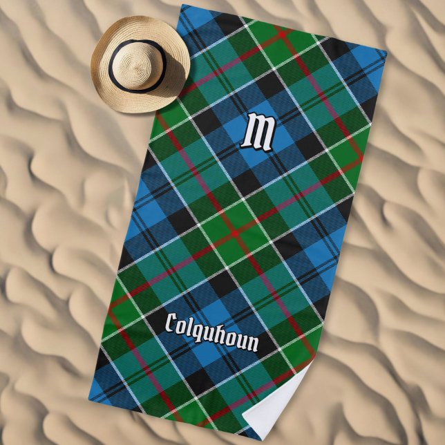 Toalha De Praia Clan Colquhoun Tartan (Criador carregado)