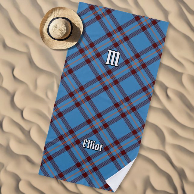 Toalha De Praia Clan Elliot Ancient Tartan Beach Towel (Criador carregado)