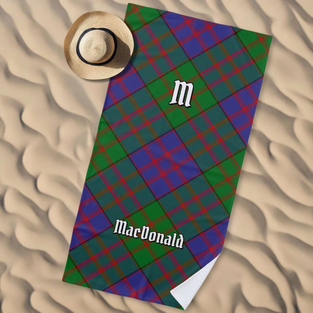 Toalha De Praia Clan MacDonald Tartan Beach Towel (Criador carregado)