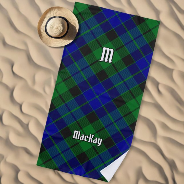 Toalha De Praia Clan MacKay Tartan (Criador carregado)