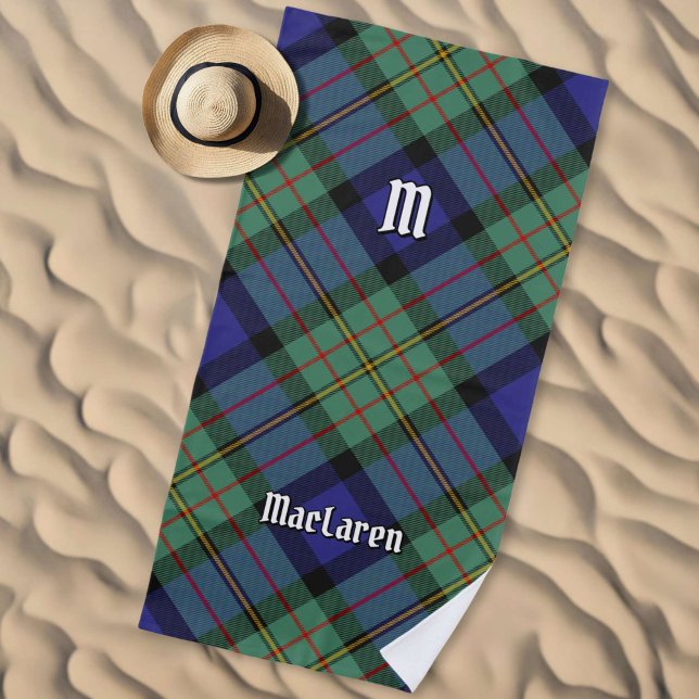 Toalha De Praia Clan MacLaren Tartan (Criador carregado)