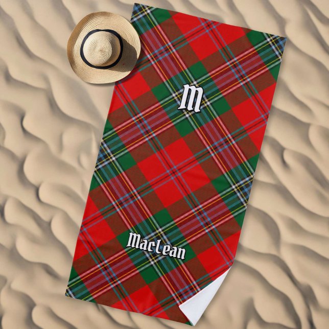 Toalha De Praia Clan MacLean Tartan (Criador carregado)