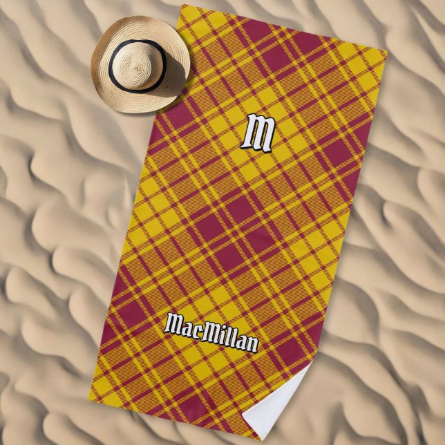 Toalha De Praia Clan MacMillan Dress Tartan (Criador carregado)