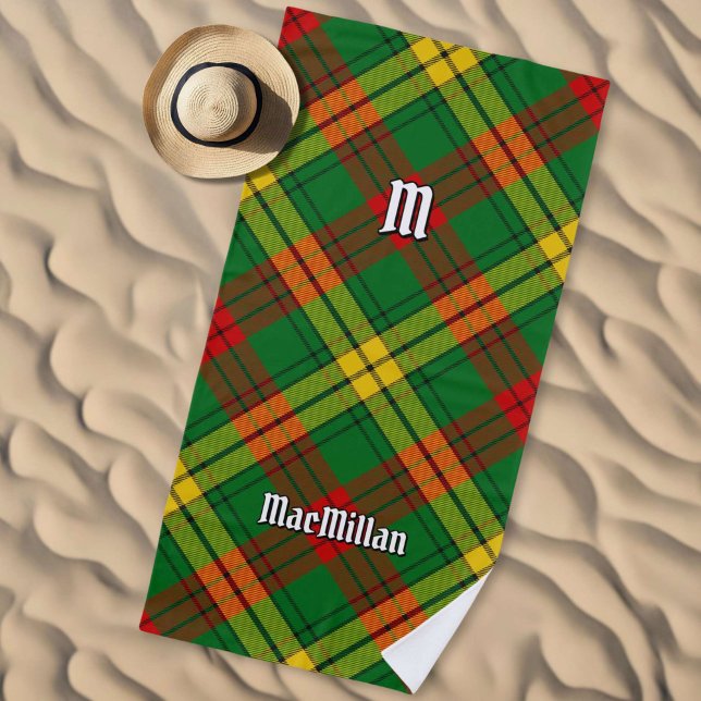Toalha De Praia Clan MacMillan Tartan (Criador carregado)