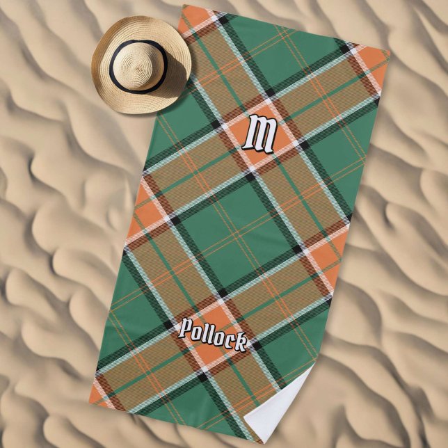 Toalha De Praia Clan Pollock Tartan Beach Towel (Criador carregado)