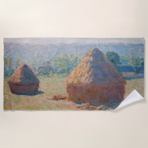 Toalha De Praia Claude Monet - Haystacks, fim do Verão