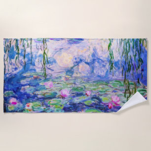 Toalha De Praia Claude Monet - Lírios/Ninfas 1919
