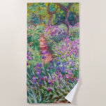 Toalha De Praia Claude Monet - O Jardim Íris de Giverny<br><div class="desc">Jardim Íris em Giverny / Jardim do Artista em Giverny - Claude Monet,  1899-1900</div>