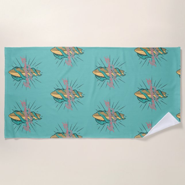 Toalha De Praia Clube de Surfs Innsmouth (Frente)