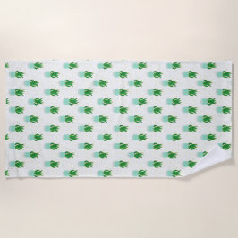 Toalha De Praia Cobra de planta de Sansevieria Potted