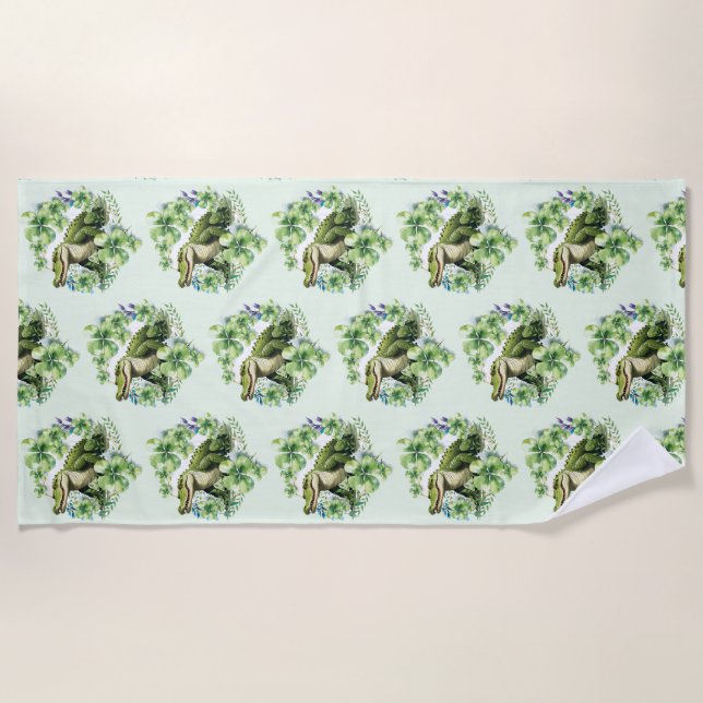 Toalha De Praia cocodrille  (Frente)