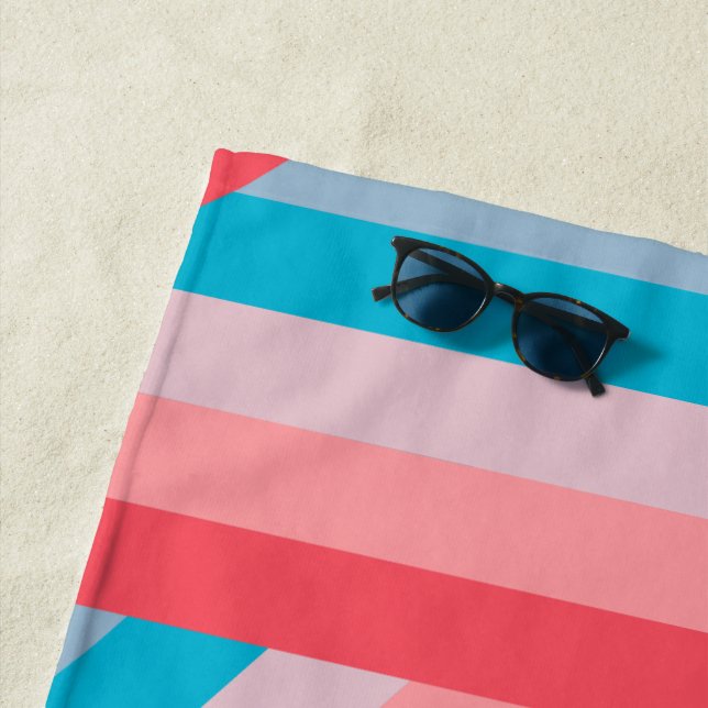 Toalha De Praia Colagem Arco-Íris (In Situ)