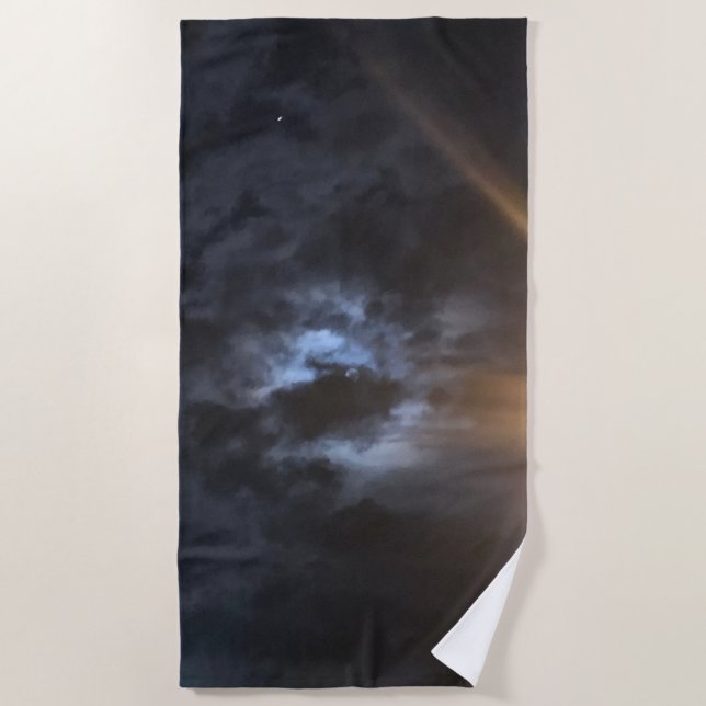 Toalha De Praia Coleção de Lua Mística (Frente)