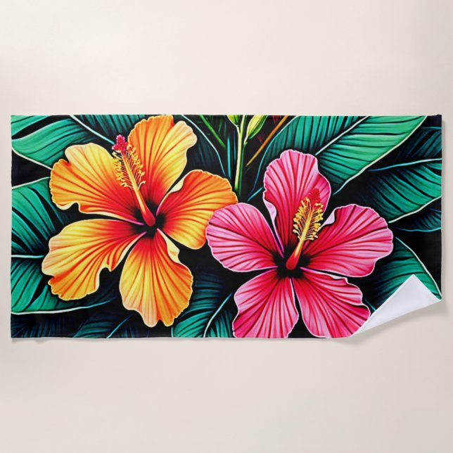 Toalha De Praia Colorful Feelings: Abstract Face (Frente)