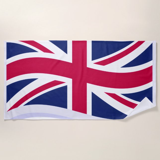 Toalha de Praia com Union Jack (Frente)