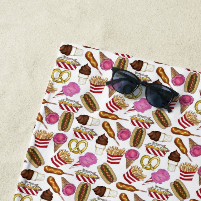 Toalha De Praia Comida de Carnaval da Feira do Estado Nachos Cotto (In Situ)