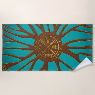 Toalha De Praia Compasso da navegação de Vegvisir - de Viking