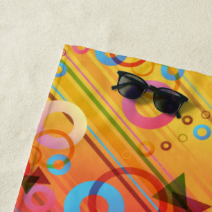 Toalha De Praia Composição abstrato