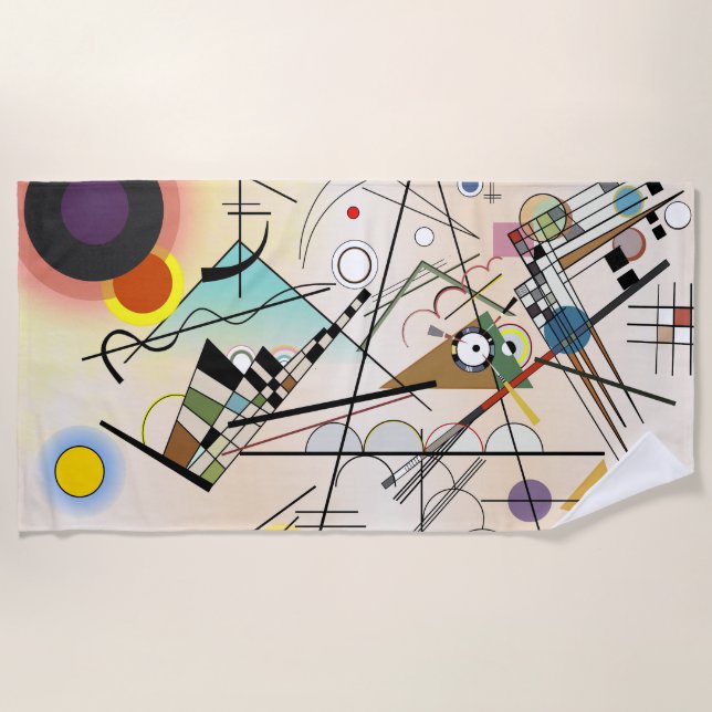 Toalha De Praia Composition VIII by Wassily Kandinsky (Frente)