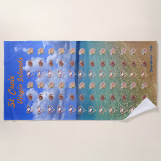 Toalha De Praia Conch Shell Beach Towel