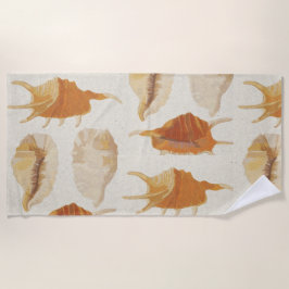 Toalha De Praia Conchas Texturizadas