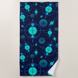 Toalha De Praia Connected Minds Pattern 2