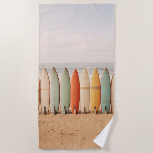 Toalha De Praia Conselhos do Surf Vintage