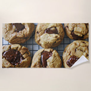 Toalha De Praia Cookies Chip de Chocolate